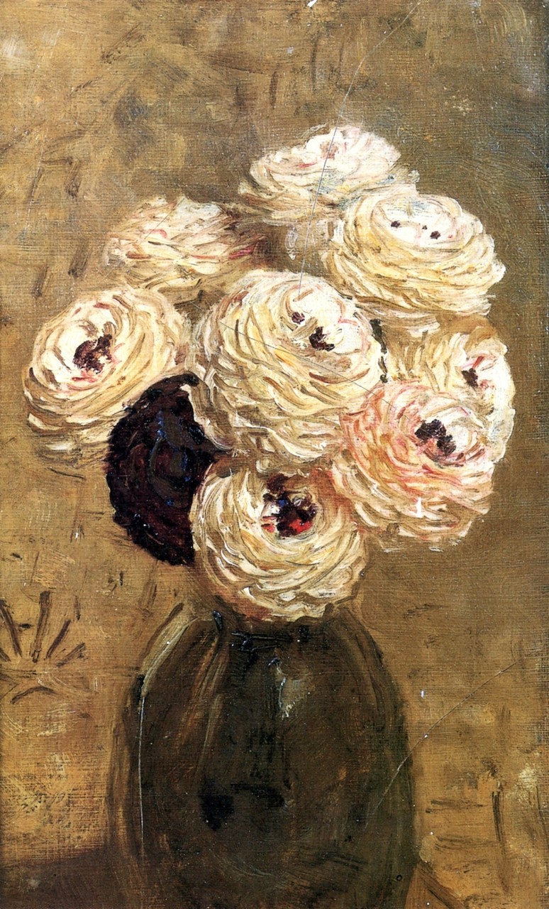 Vase of Dahlias