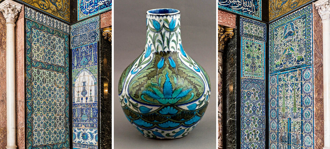 William de Morgan Persian vase
