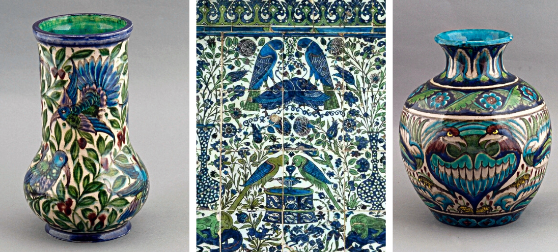 William De Morgan birds Leighton House collection
