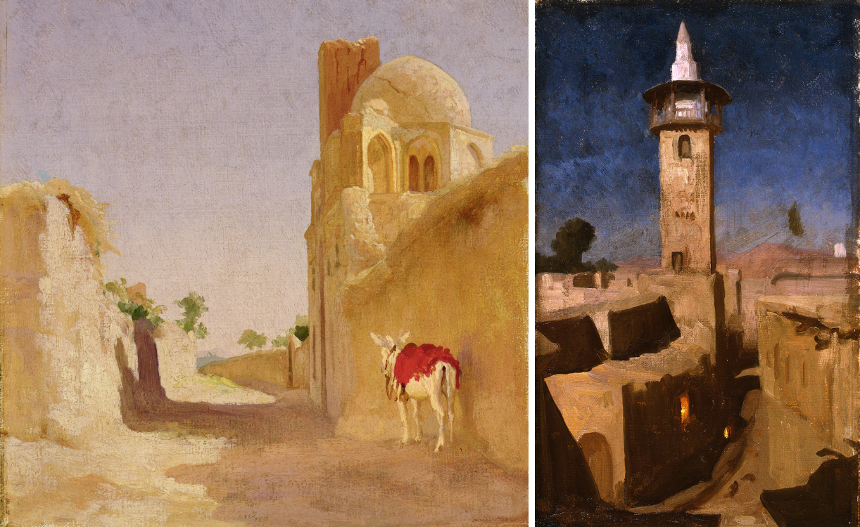 Leighton's landscapes of Damascus