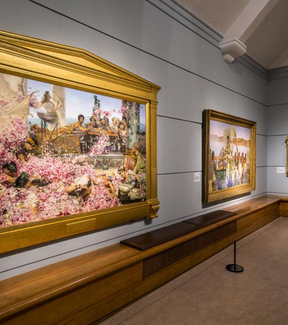 The Roses of Heliogabalus (detail) at Leighton House