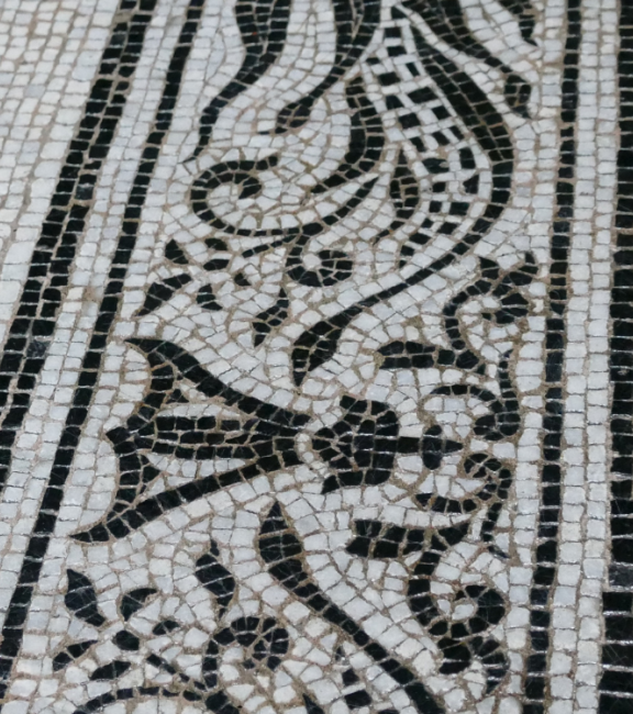 Mosaic floor, staircase hall, Leighton House