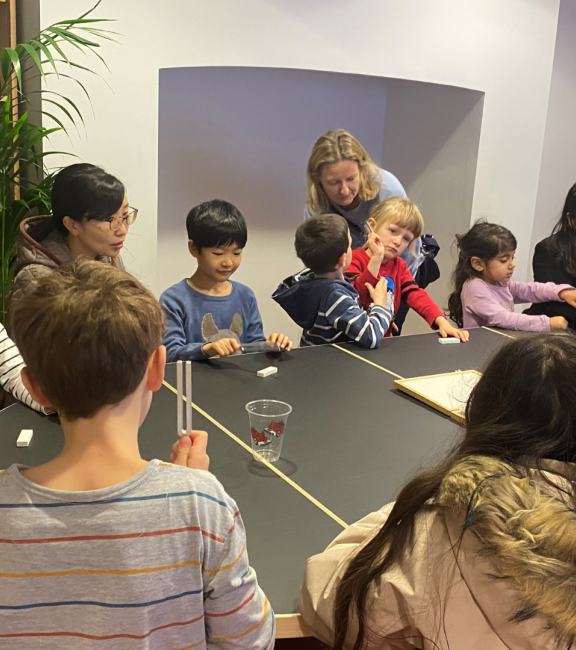 Family Fun workshop in the Leighton House Learning Centre