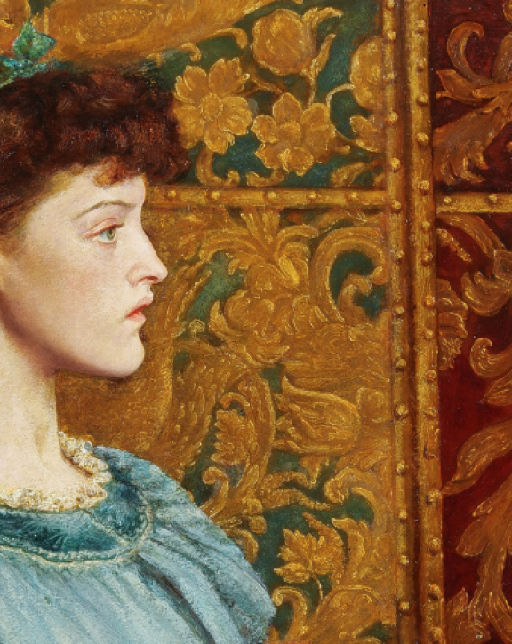 Emilie Isabel Barrington, Portrait of a Girl Seated, c.1885