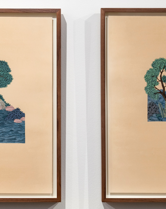 An image of Maha Ahmed exhibition at Leighton House