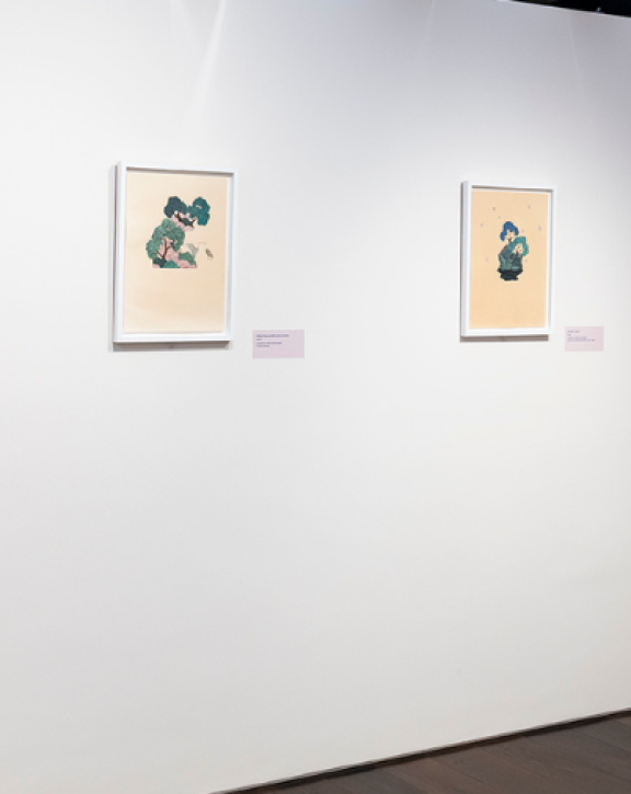 An image of the exhibition by Maha Ahmed at Leighton House