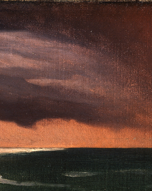 Frederic Leighton, A Coast Scene, Ireland: Storm Effect, c. 1874,Leighton House, Royal Borough of Kensington and Chelsea
