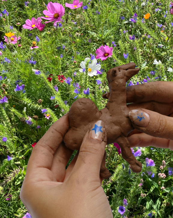 Example of a seed sculpture created at Leighton House