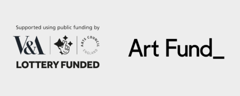 Logos for Arts Council England/V&A Purchase Grant Fund and Art Fund