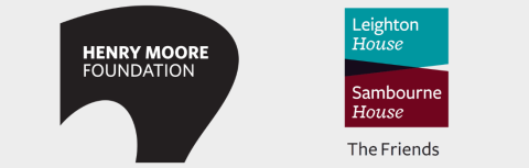 Logos for the Henry Moore Foundation and The Friends of Leighton House