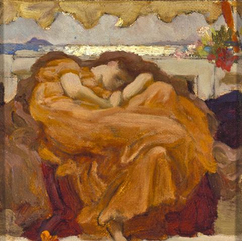 Frederic Leighton, Study for Flaming June (c.1894) RBKC, Leighton House
