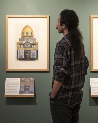 George Aitchison's sketch of the Arab Hall