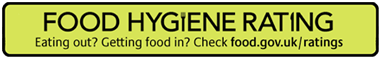Food hygiene rating scheme banner