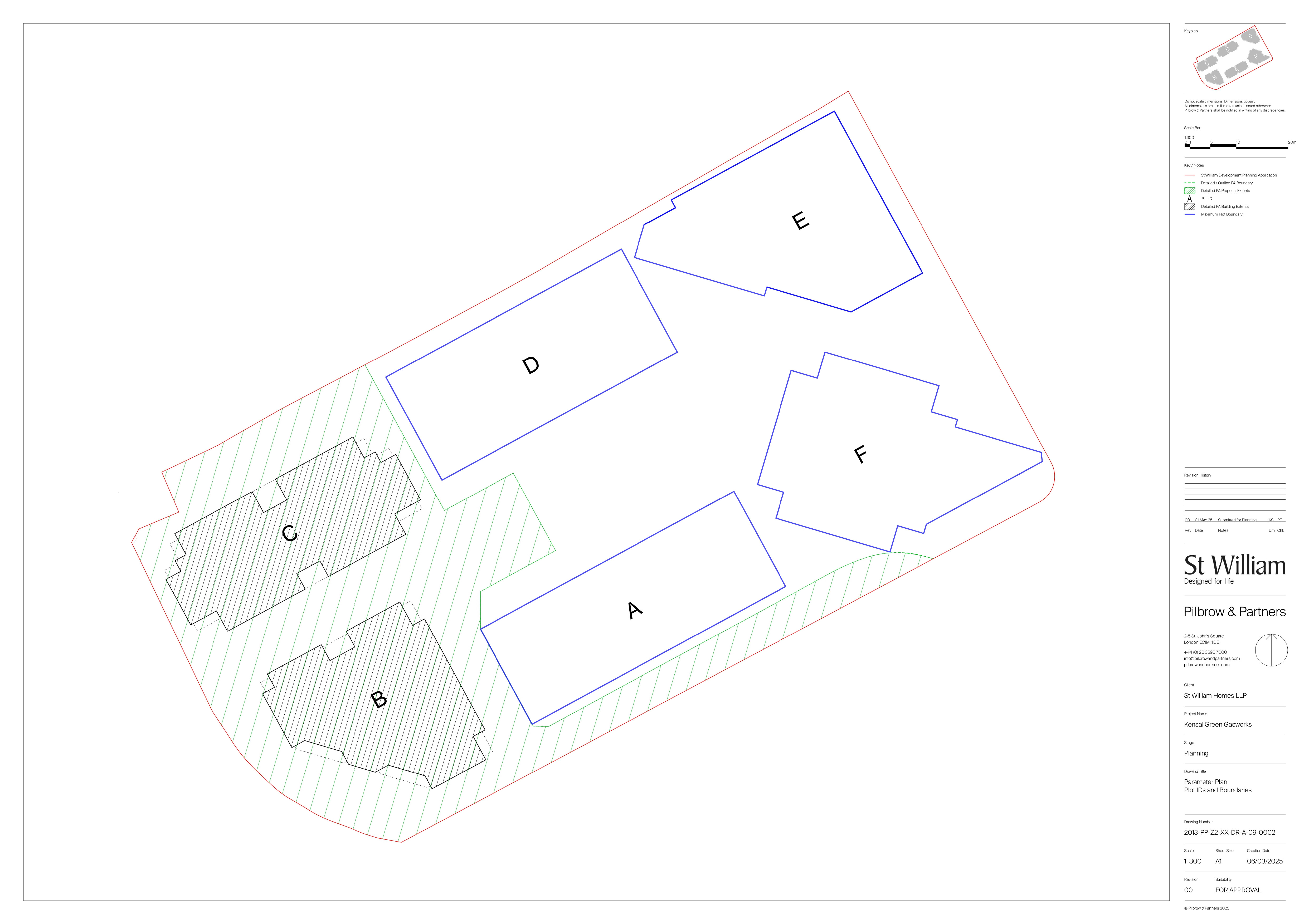 Parameter plans for the redevelopment of the former Kensal Gas Works