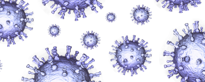 Zoomed in particles of Covid