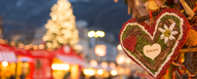Heart shaped christmas decoration