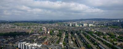 An aerial view of North Kensington