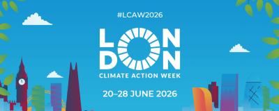 London Climate Change Week 2026 poster