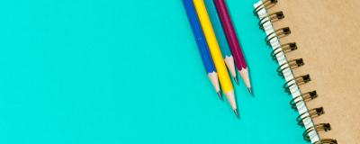 Pencils and notepad
