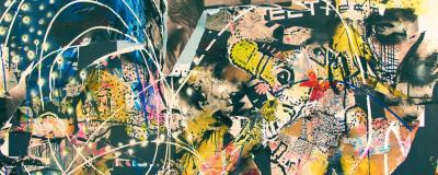 Showcasing a collage of shapes and sizes with various colours