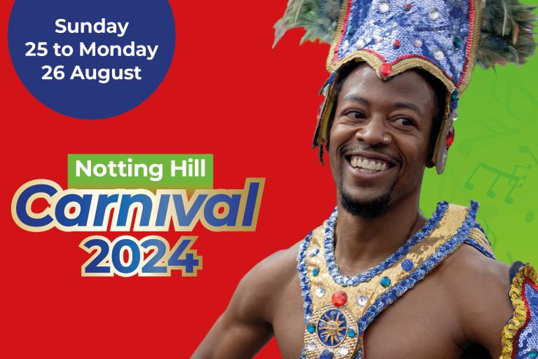 Image with man in Carnival attire