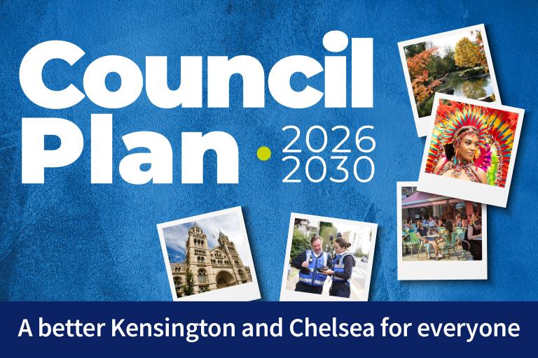 A graphic promoting the launch of the Council Plan 2026-2030
