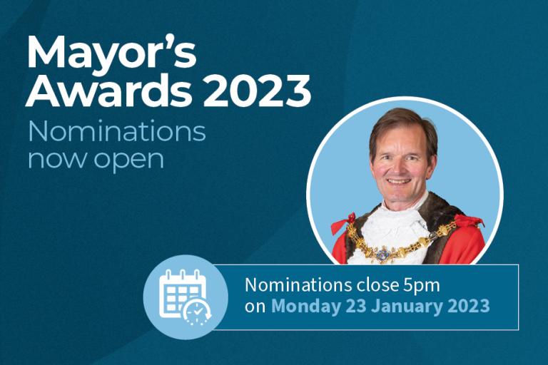 Mayor's Awards 2023 header