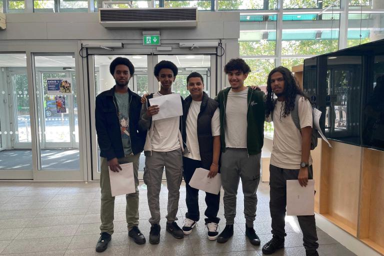 Students receive their A-Level results