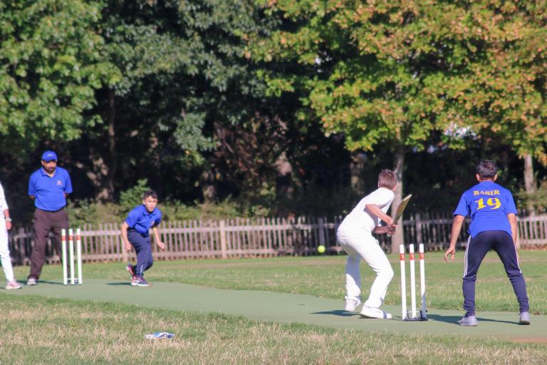 Afghan evacuee cricket match in Holland Park
