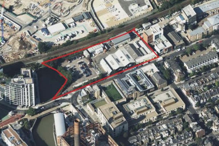 Highlighting area of work on Lots Road