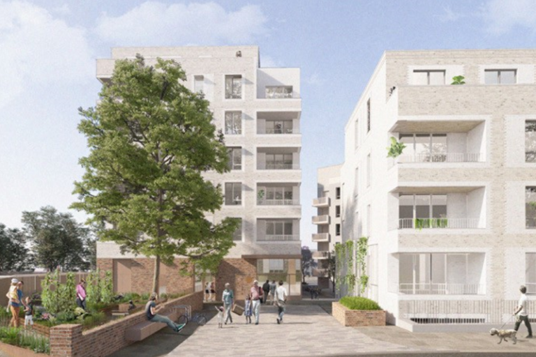 Rendering of completed Barlby development,