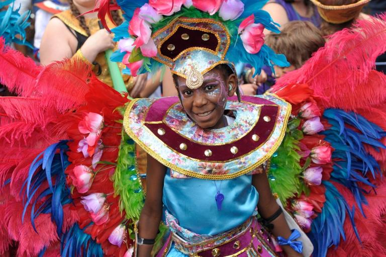 A Carnivalist celebrates the Notting Hill Carnival