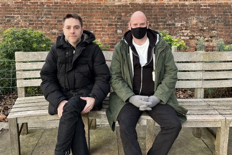 Dual Diagnosis worker Gavin and service user Michael