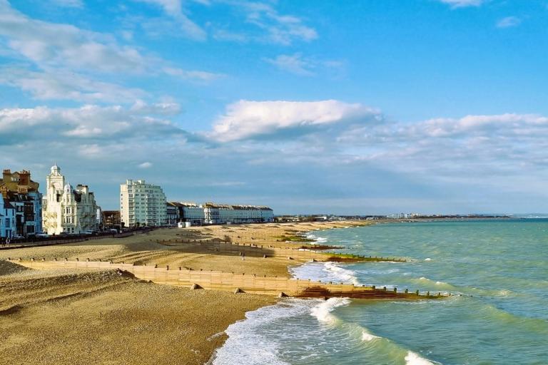 A view of the Eastbourne coast
