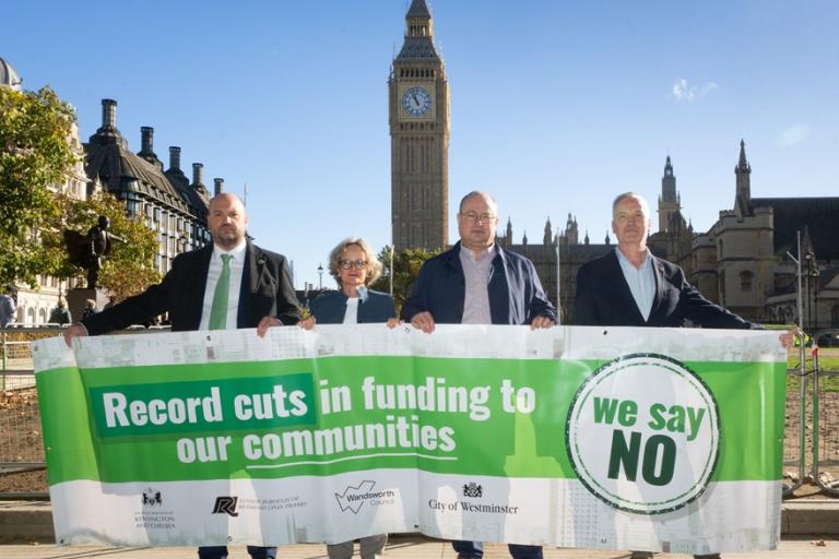 Council leaders hand over the Sustainable Communities Act submission
