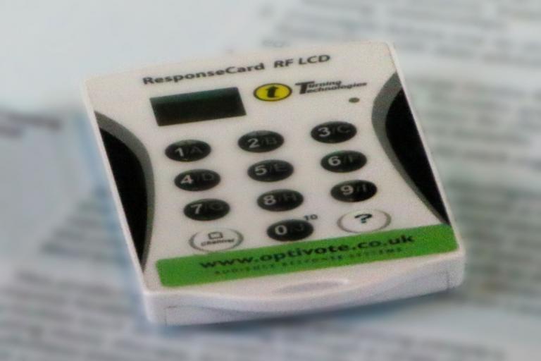 Photo of portable card machine