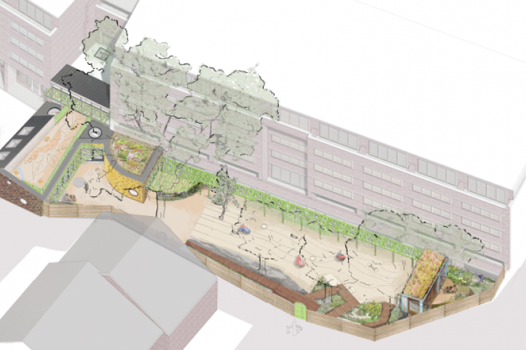 Artists impression of Grenfell Nursery