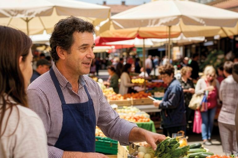 An image of a market trader