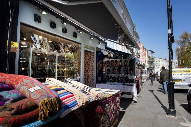 Market stall on Portobello Road