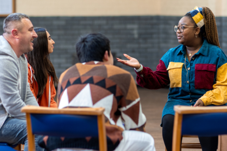 group in discussion