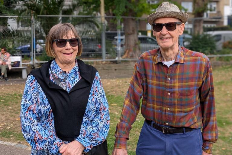 Residents Krystyna and Stuart ahead of their weekend break to Eastbourne over Carnival weekend.
