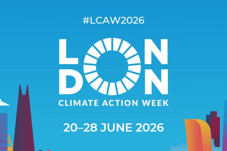 London Climate Change Week 2026 poster