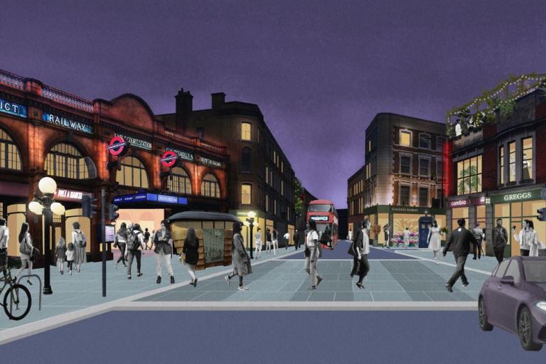 A future view of Earl's Court Road