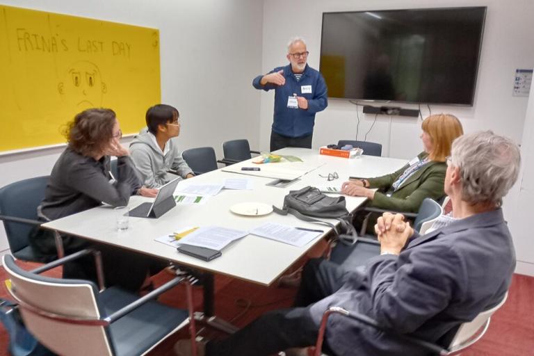 Residents and council staff discuss the public participation commitments