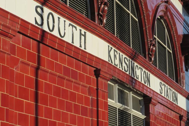 South Kensington London Underground Station