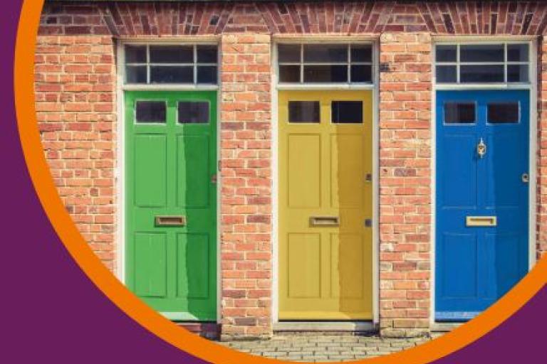 image of three doors side by side