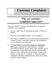 Customer complaint notes - food safety pack.pdf