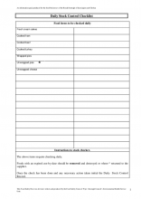 Stock control report daily checklist - food safety pack.pdf