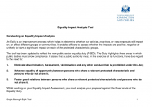Equality Impact Assessment