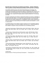 Adoption Statement for Miscellaneous Matters and Conservation and Design